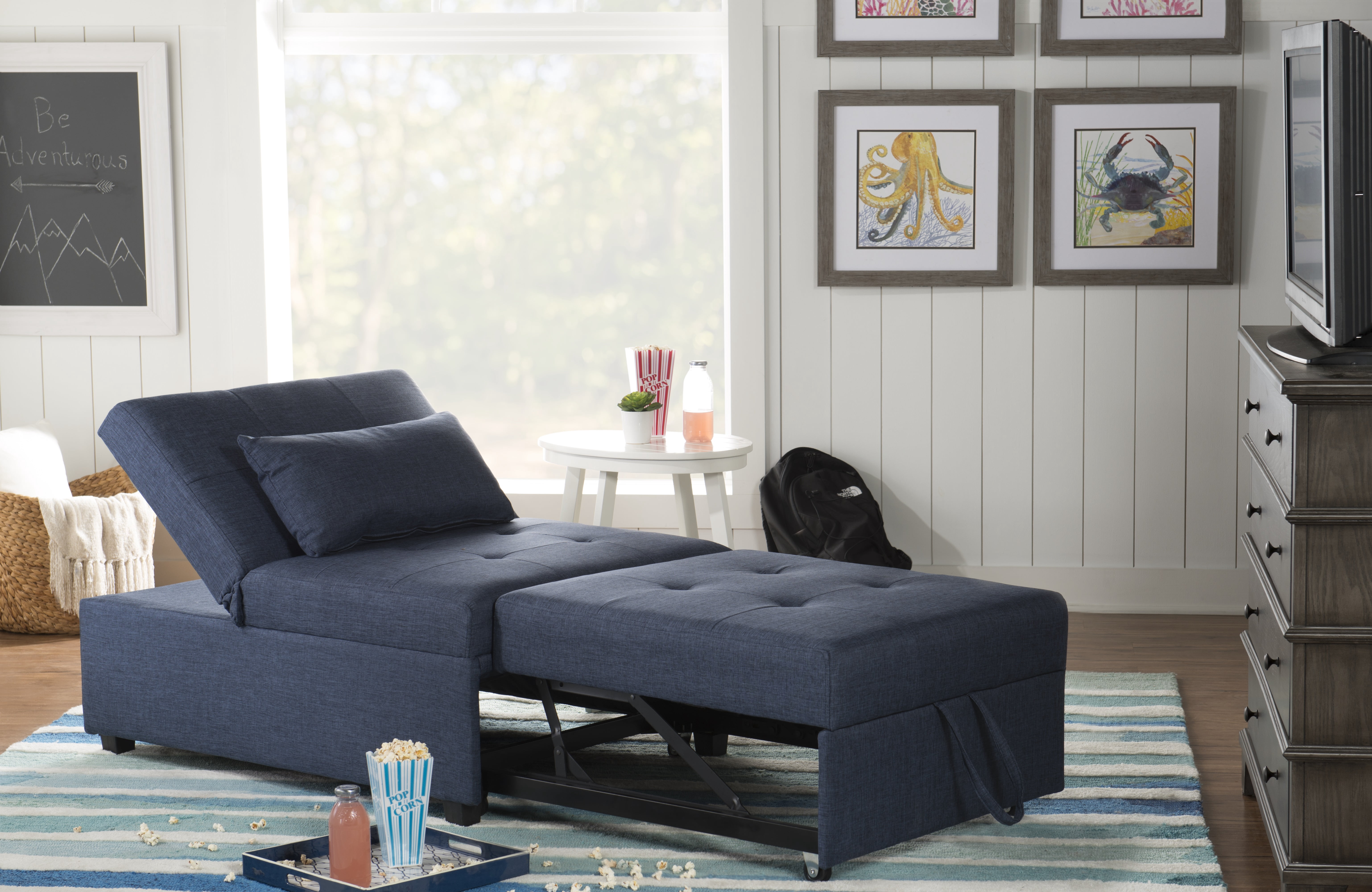 Simonson Lounge Chair, Blue