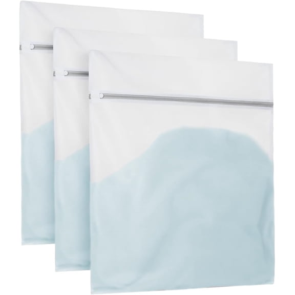 Mesh Laundry Bags,3 Pack Large Mesh Net,Durable Laundry Bags,Washing Bag with zips,Durable Washing Machine Bags for Sheets,Coats,Curtains,Jacket