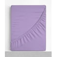 thumbnail image 2 of Split King Size Sheet Set, Hotel Luxury Bed Sheets, Extra Soft, Deep Pockets, Bamboo Derived Rayon, Breathable and Cooling Sheets, Wrinkle Free-Lavender, 2 of 5