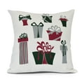 thumbnail image 2 of Simply Daisy, Present Time Geometric Print Outdoor Pillow, 2 of 2