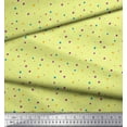 thumbnail image 2 of Soimoi Cotton Jersey Fabric Colorful Dots Print Sewing Fabric Yard 58 Inch Wide, 2 of 3