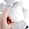thumbnail image 2 of 25 Pieces Mini Size Square Mirror Adhesive Small Square Mirror Craft Mirror Tiles for Crafts and DIY Projects Supplies (3 Inches), 2 of 7