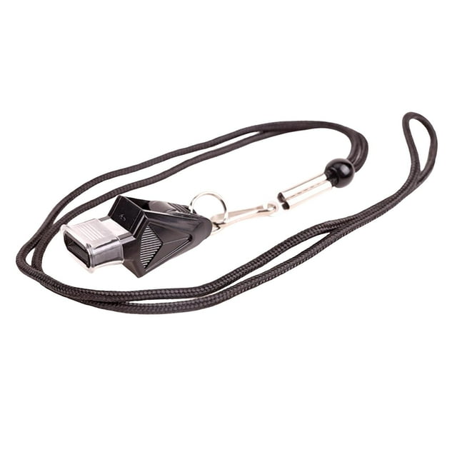 Silbatos deportivos con cordón, silbatos de sonido fuerte y , perfectos para entrenadores, árbitros y funcionarios Negro Macarena silbatos deportivos