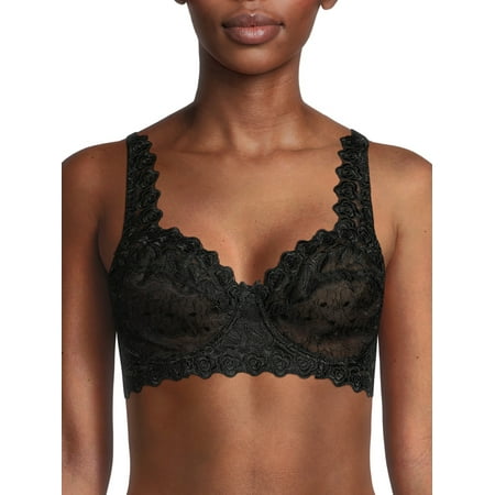 

Wynette by Valmont Women s Lace Crossover Bra