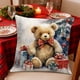 thumbnail image 1 of Adornos navideños, regalos navideños, fundas de almohada navideñas, decoración navideña, decoración de sofá, almohada de lino, sofá para el hogar, decoración navideña, funda de almohada, funda de almo, 1 of 6
