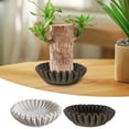 thumbnail image 2 of Uutvmp Ruffle Decorative Bowl, HandCrafted Resin Fluted Ruffle Bowl, Decorative Bowls for Home Decor, Modern Design Home Decoration for Living Room, Coffee Table, Bookshelf and Console Table, 2 of 6