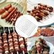 thumbnail image 3 of 10 Uds. De palillos para brochetas de barbacoa, brochetas planas para asar a la parrilla de 14 pulgadas, brochetas de Metal reutilizables, barbacoa de acero inoxidable, 3 of 8