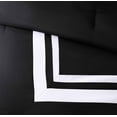 thumbnail image 4 of Chezmoi Collection Caprice 7-Piece Hotel Style Comforter Set - Black/White Square Pattern Modern Color Block Bedding with Decorative Pillows - Luxurious Lightweight All Season Bed Set, King, 4 of 4