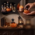 thumbnail image 6 of Cute Hat Wearing Pumpkin Resin Figurine Set, Spooky Tabletop Ornament, Minimalist European Style Decor for Halloween Living Room Shelf Indoor Holiday Party Display, 6 of 7