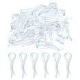 thumbnail image 1 of 150 Paquete de Clips de Cocodrilo de Plástico Duraderos, 1.5" Claro Forma de U Pinzas para Ropa, 1 of 6