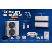 Senville 48000 BTU Ductless Mini Split Air Conditioner Heat Pump with Inverter Energy Saver