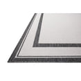 thumbnail image 4 of Indoor Outdoor Rug 5x8, Reversible, Loloi Easton Onyx / Ivory (5'3" x 7'6"), 4 of 7