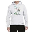 thumbnail image 2 of Hope is An Anchor For The Soul Hebrews 6:19 Inspirational/Christian Unisex Graphic Hoodie Sweatshirt, White, X-Large, 2 of 3