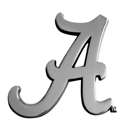 University of Alabama Chrome Car Emblem
