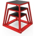 thumbnail image 1 of Yiwa Metal Plyometric Jump Box, Steel Plyometric Platform and Jumping Box with Anti-Slip Top - 12/18/24/30 Inch for Home Gym Training, 1 of 4