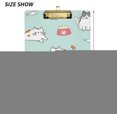 thumbnail image 3 of FMSHPON Cute Cats Clipboard Hardboard Wood Nursing Clip Board and Pull for Standard A4 Letter 13x9 inches, 3 of 8
