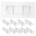 thumbnail image 1 of FUTUREORYY 10Pcs Transparent Shelf Pegs for Cabinet Shelf Support Easy Installation No Drilling Needed, 1 of 8