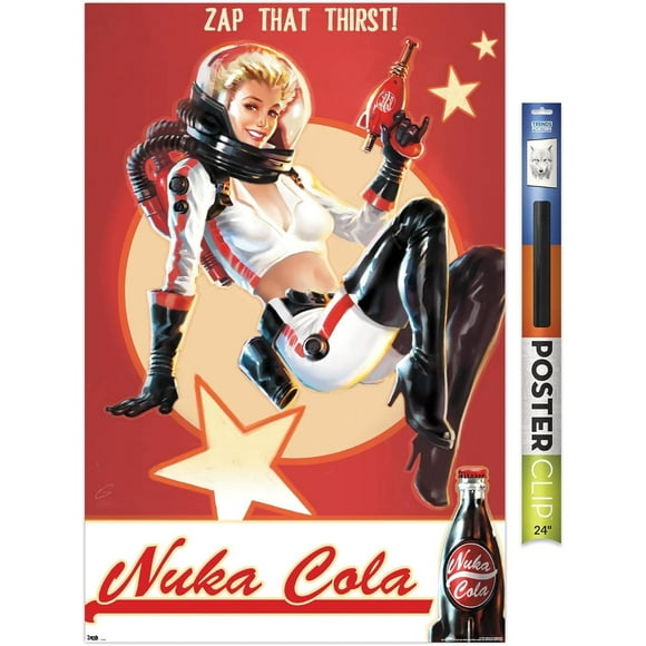 shiyou-Fallout 4 - Nuka Cola - Zap That Thirst! Wall Poster