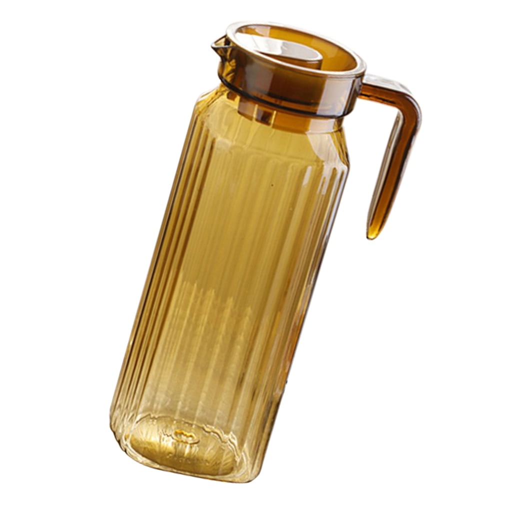 Details about   37 Ounces Acrylic Pitcher with Lid and Spout Heat Resistance & Lightweight 