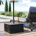thumbnail image 2 of Outsunny Base de Parasol de Patio Robuste 175 Lb Support de Parasol 3-en-1 Noir, 2 of 10