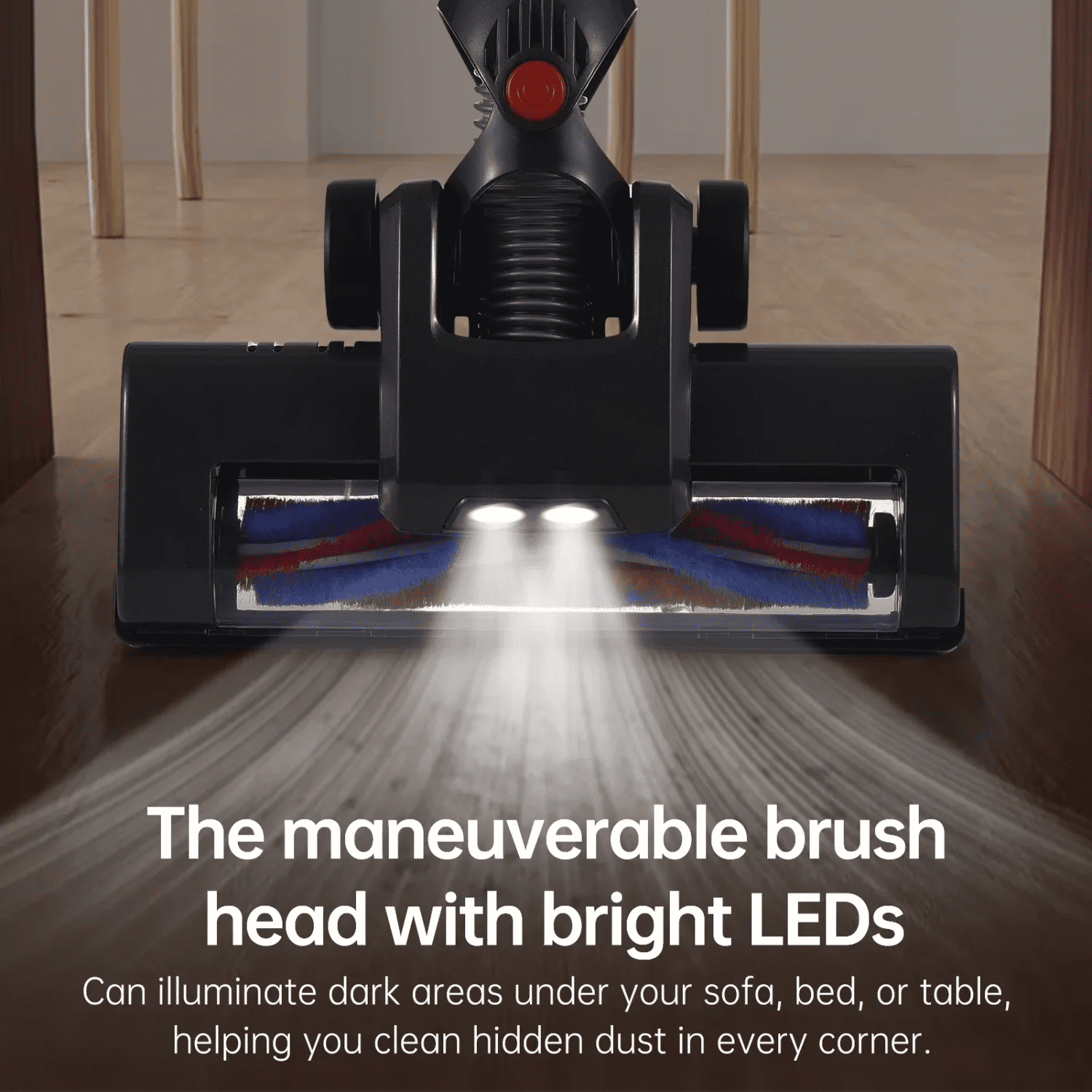 KANFUAQ Cordless Vacuum Cleaner, 38KPA/450W 50Min 2500mAh Stick Vacuum for Home Pet Hair Carpet Hardwood Floor