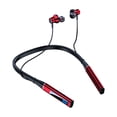 thumbnail image 1 of Auriculares inalámbricos Cateissary Bluetooth 5.1 con cancelación de ruido LED Digital IPX5 color Rojo, 1 of 6