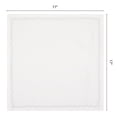 thumbnail image 6 of Unique Bargains 6Pcs Cotton Reusable Events Cloth Napkins White 17x17inch, 6 of 6