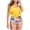Yellow, variant on VerPetridure Womens Tankini Swimsuits Ruffled Tank Top Tummy Control Floral Modest Swimwear High Waisted Bikini Two Piece Bathing Suits