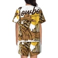 thumbnail image 6 of Daiia Skull Cowboy Pattern Womens Pajama Sets Short Sleeve Pajamas for Women Sets Soft Lounge Sets Casual Round Neck Sleepwear PJS-Large, 6 of 7
