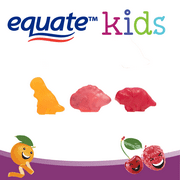 Equate Kids Multivitamin + Immune Dietary Supplement Gummies, Natural Fruit, 150 Count