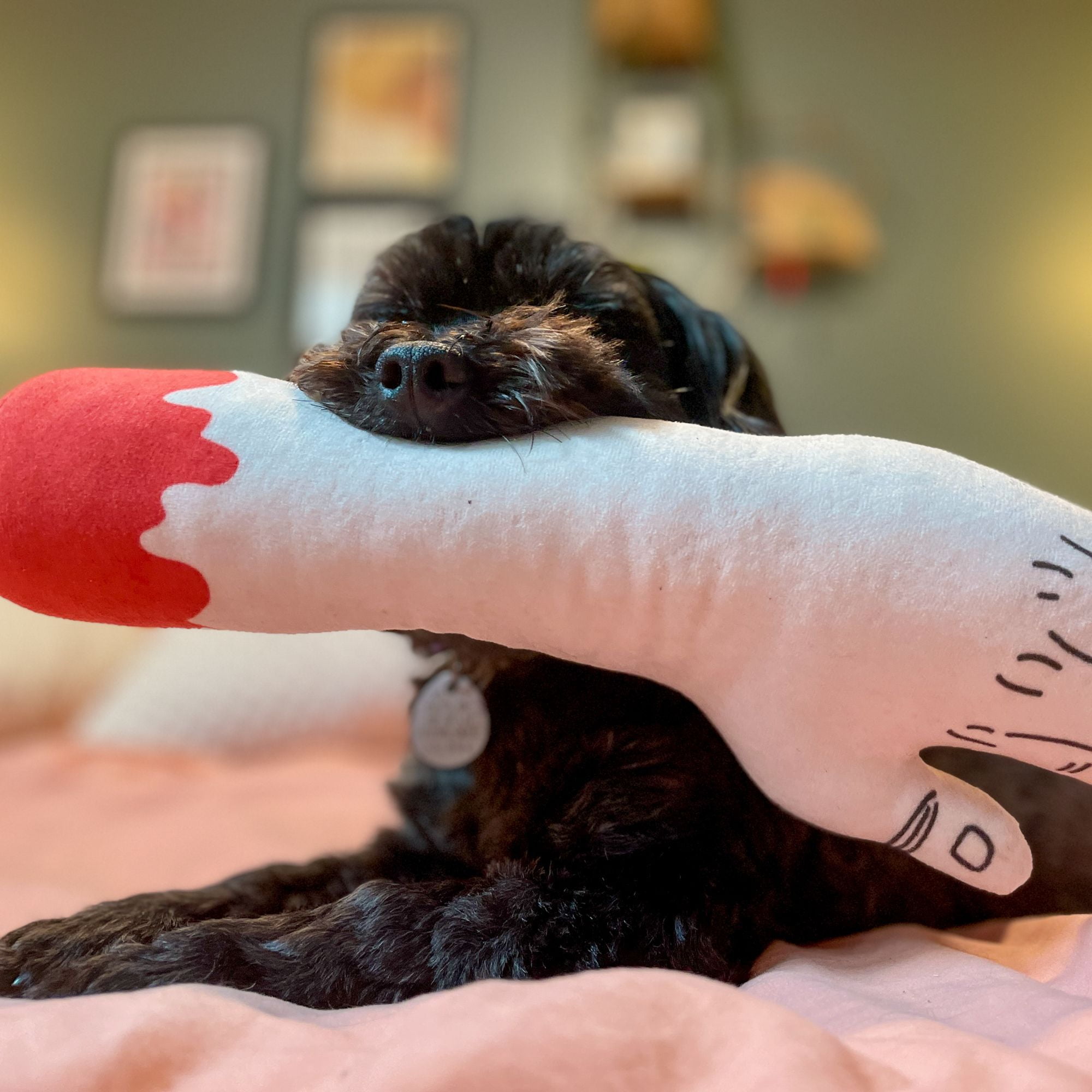 Zombie Arm Dog Toy Funny Stuffed Chew Plush for Puppies