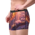 thumbnail image 2 of Kdxio Men's Boxer Briefs with Fantasy Bird Illustration Print - Comfortable and Breathable Underwear for Everyday Wear, 2 of 5