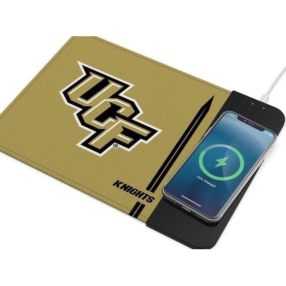 Official NCAA UCF Knights Soft Fabric Wireless Charging Mousepad 10W Mouse Pad
