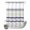 Grey Navy Blue, variant on No Hook Shower Curtain, Beige Stripe Shower Curtains for Bathroom with See Through Top Window, Modern Abstract Art Navy Blue Striped Rustic Waterproof & Washable Bath Curtain 60"x72"