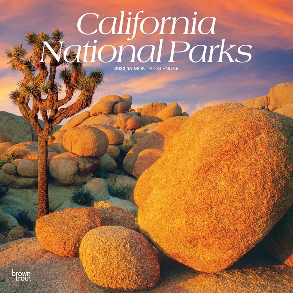 California National Parks 2023 Wall Calendar 12X12 By Browntrout -  Walmart.com