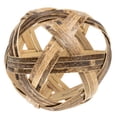 thumbnail image 4 of WEAVILUX Desktop Bamboo Ball Rustic Bamboo Ball Coffee 1Pack 5.9x5.9in, 4 of 8