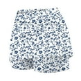 thumbnail image 4 of GEWSEY Versatile Skorts for Woman Plus Size Skort for Curvy Women Ladies Culottes Womens Skorts with Pockets Tummy Control (Navy, XXL), 4 of 4