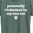 thumbnail image 3 of Instant Message - Victimized By My Cat - Women's Short Sleeve Graphic T-Shirt, 3 of 7