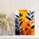 thumbnail image 2 of Qisvanset Framed Canvas Wall Art 12x16 Inch Maximalist Psalm Matisse Floral Bible Wall Art, 2 of 5