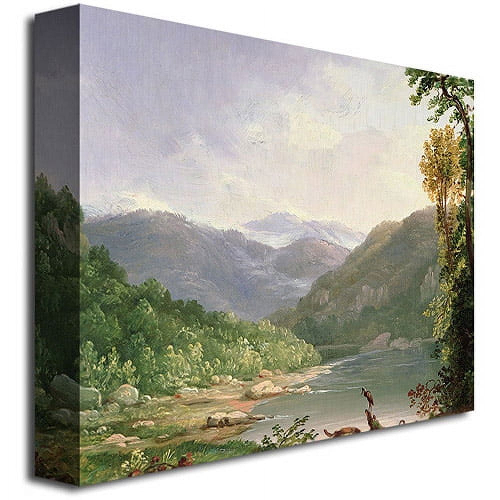 Trademark Fine Art "Kentucky River" Canvas Art by Thomas Whittredge