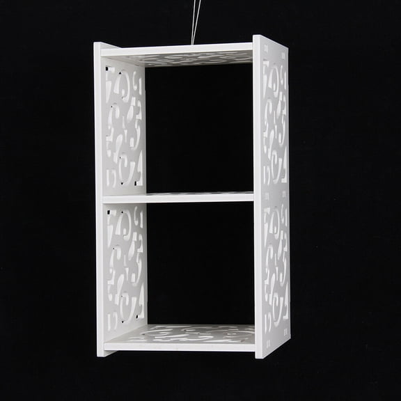 GOOHOCHY Storage Shelves Wall Shelf Office Decor Storage Shelf M White