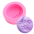 thumbnail image 2 of Moon&Sun Face Candle Silicone Mold DIY Handmade Soap Candle Jewelry Craft Candle Mold Candle Making Supplies Craft Gift, 2 of 7