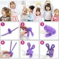 thumbnail image 5 of CandWuom Pipe Cleaners for Crafts, 1200 Pcs 30 Assorted Colors 12 inch Chenille Stems Fuzzy Sticks for Kids and Adults, 5 of 8