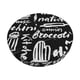 thumbnail image 1 of Balery Pasta Bacon Fundas de asiento para taburete de bar redondo de tela de terciopelo ajustables que protegen de arañazos y manchas para sillas de 14 a 17 pulgadas.-14 inch, 1 of 7