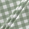 thumbnail image 5 of Sage Green Buffalo Plaid Round Tablecloth 60 Inch - Waterproof Fabric Table Cloth Protector, Farmhouse Green White Checkered Tablecloths Washable Table Cover for Kitchen Banquet Coffee Table Party, 5 of 6