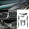 thumbnail image 5 of 3D Glossy For BMW F15 14-18Carbon Fiber Interior Sticker Trim right-hand drive, 5 of 11