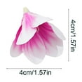 thumbnail image 3 of FeiFu Plastic Flower Head DIY Craftes Supplies Realistic Faux Blossomes Components Handmade Decor Floral Design Embellishment Crafters Resource, 3 of 5