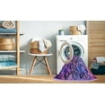 thumbnail image 2 of Ahgly Company Machine Washable Indoor Rectangle Transitional Bright Lilac Purple Area Rugs, 6' x 9', 2 of 7