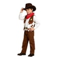 thumbnail image 6 of HAYIMI Kids Cowboy Set, Fringed Vest Pants with Hat Bandana Belt, Boys Western Themed Halloween Role-Play Dress-Up Outfit Clothes Sets, 6 of 8