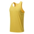 thumbnail image 5 of NOLDARES Men's Classic Sleeveless Baggy Tank Tops Gym Muscle Tee for Athletic Workout Casual Vacation(Yellow,L), 5 of 9